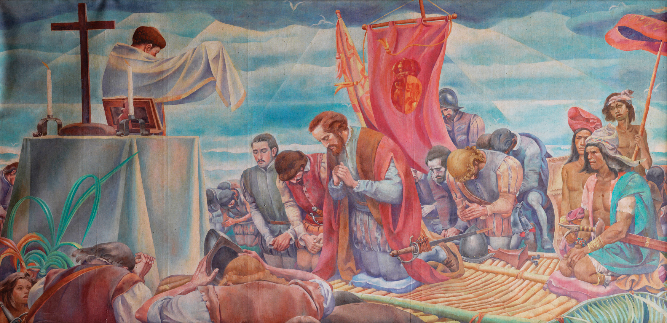 Botong Francisco's "First Mass at Limasawa" 